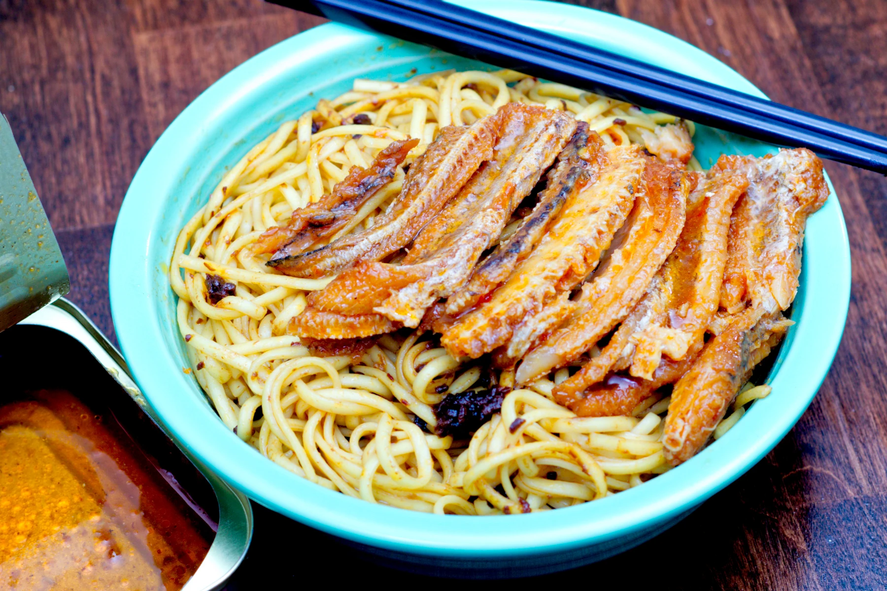 Fillets on my noodles