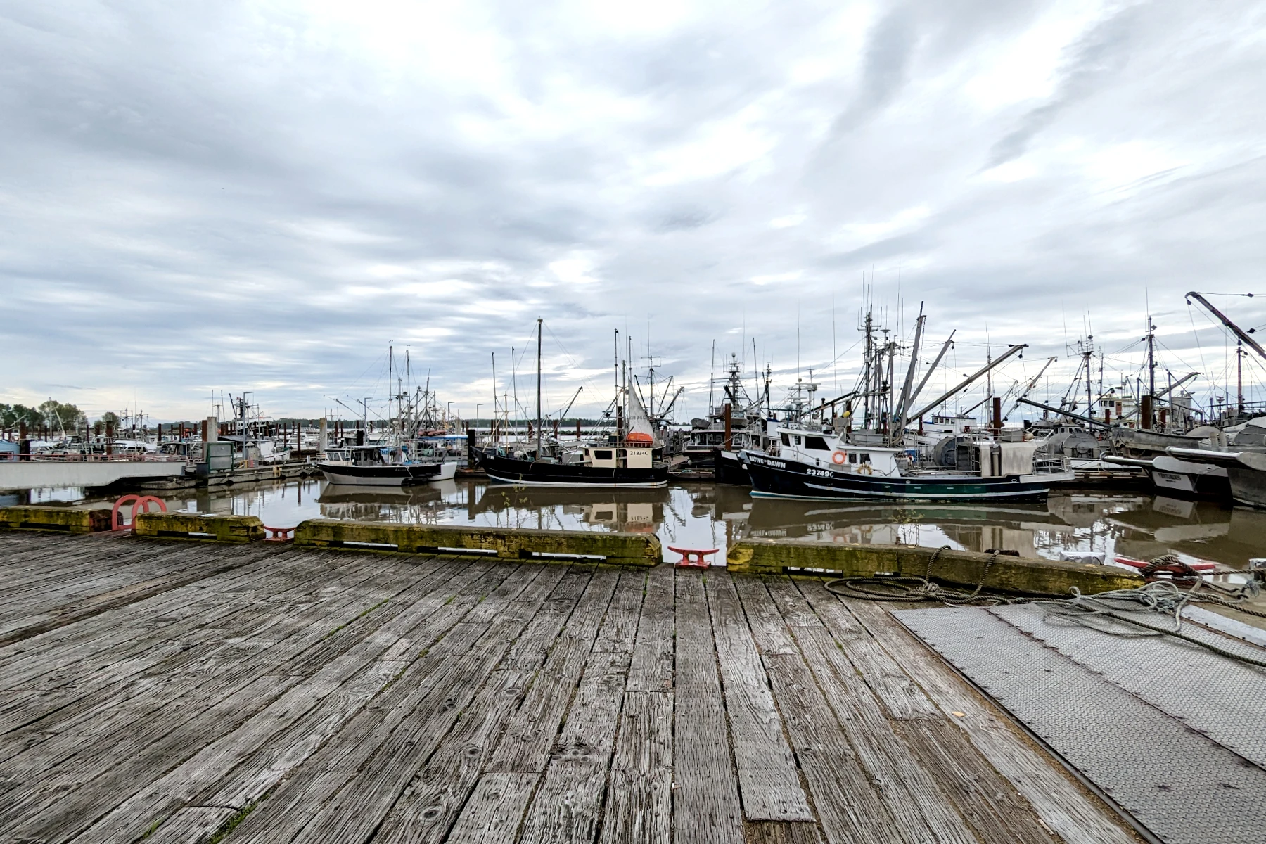 Steveston fishing boats